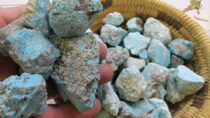 Natural Nacozari Turquoise from Mexico