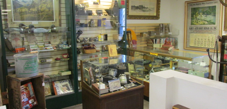 Mining and Fishing collectibles corner