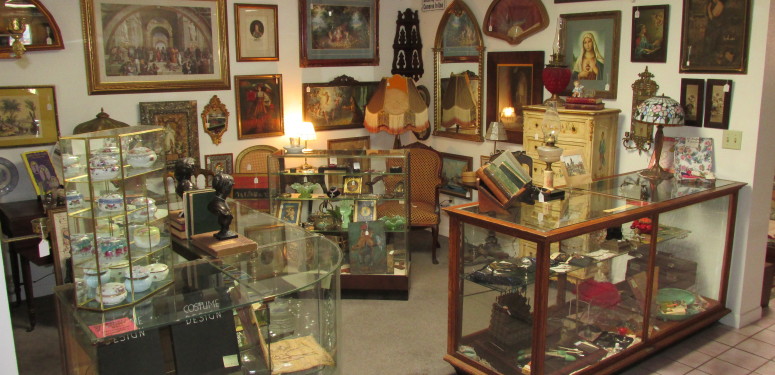 Furniture, Art, Sewing Notions can be found at the Tucson Antique Mall