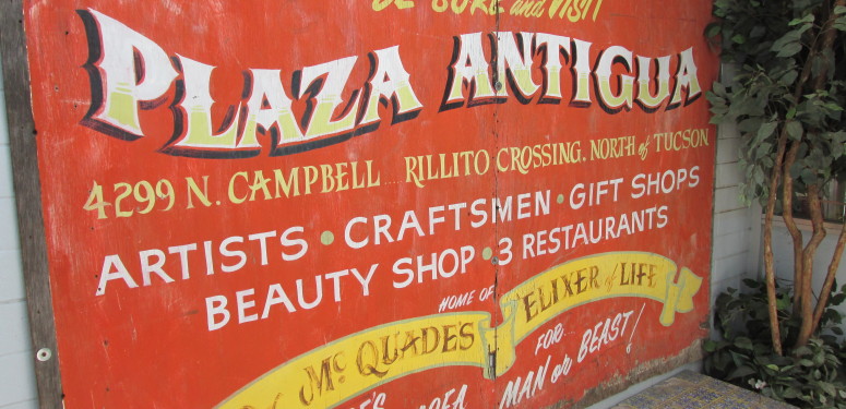 View as you enter the South door of the Tucson Antique Mall